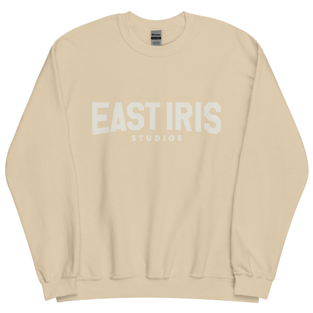 East Iris Khaki Crewneck Front