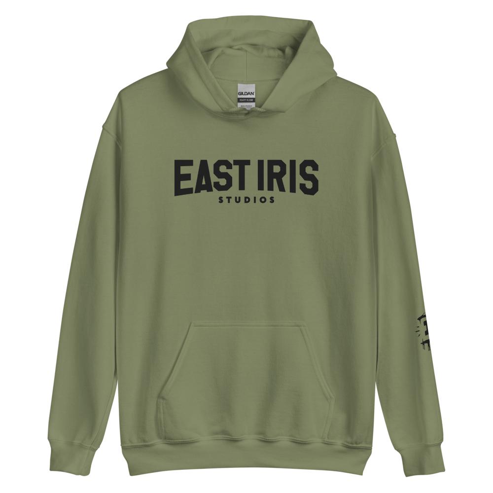 East Iris Green Hoodie Front